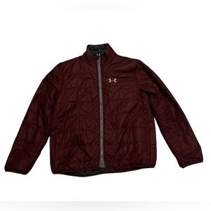Under‎ Armour Maroon Puffer Jacket Youth Large